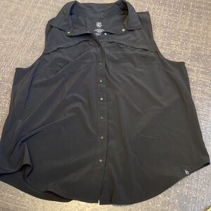 Torrid Happy Camper Easy Care Shirt Top 1X